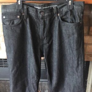 Old Navy men’s black straight leg jeans 34/32